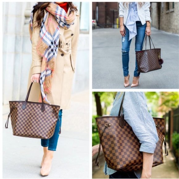 Neverfull PM, MM, GM - sizing on arm.  Louis vuitton bag neverfull, Louis  vuitton neverfull pm, Louis vuitton handbags